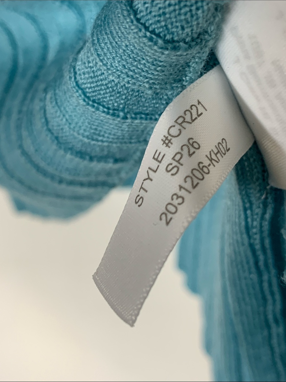 J. Crew Merino Wool Wide-Ribbed Aegean Teal Crewneck longsleeve Top 2026 New M - Picture 8 of 12